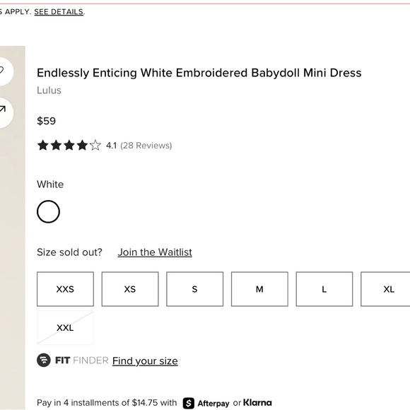 Lulus Endlessly Enticing White Embroidered Babydoll Mini Dress S - Picture 11 of 11